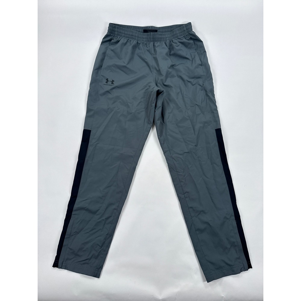 Under Armour Vital Woven Mens Pants Large Gray Loose Fit Ripstop Track 1352031β
